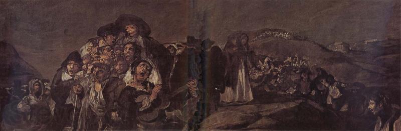 Francisco Goya Pilgrimage to San Isidro France oil painting art